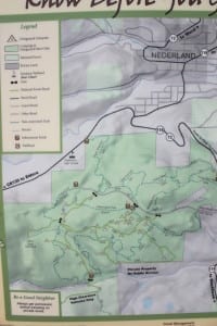 West Magnolia Nederland Colorado Map