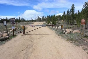 West Magnolia Trailhead Camping Gate