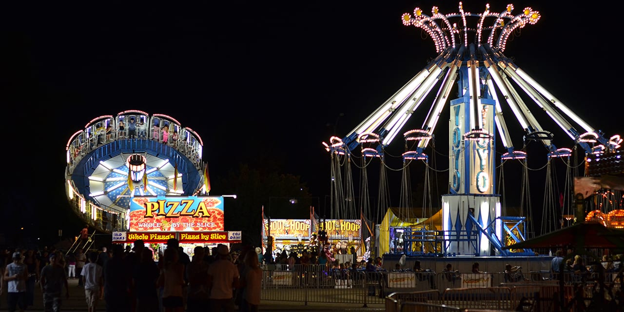 Greeley Stampede Carnival Colorado Night