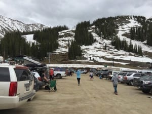 Arapahoe Basin Ski Area Parking Lot