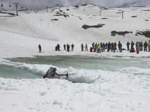 Arapahoe Basin Ski Area Pond Skiing Fail