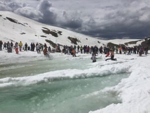 Arapahoe Basin Ski Area Pond Skimming