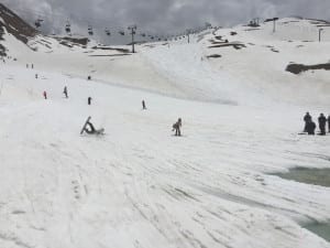 Arapahoe Basin Ski Area Pond Skimming Entrance Crash