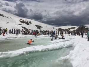 Arapahoe Basin Ski Area Pond Skimming