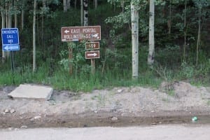 Rollins Pass Sign Colorado