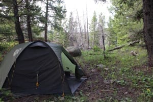 Rollins Pass Colorado Camping Tent