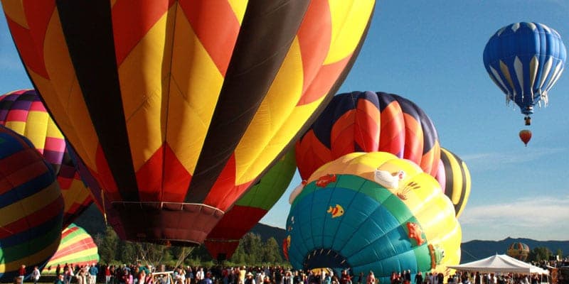 Hot Air Balloon Rodeo Steamboat Springs.