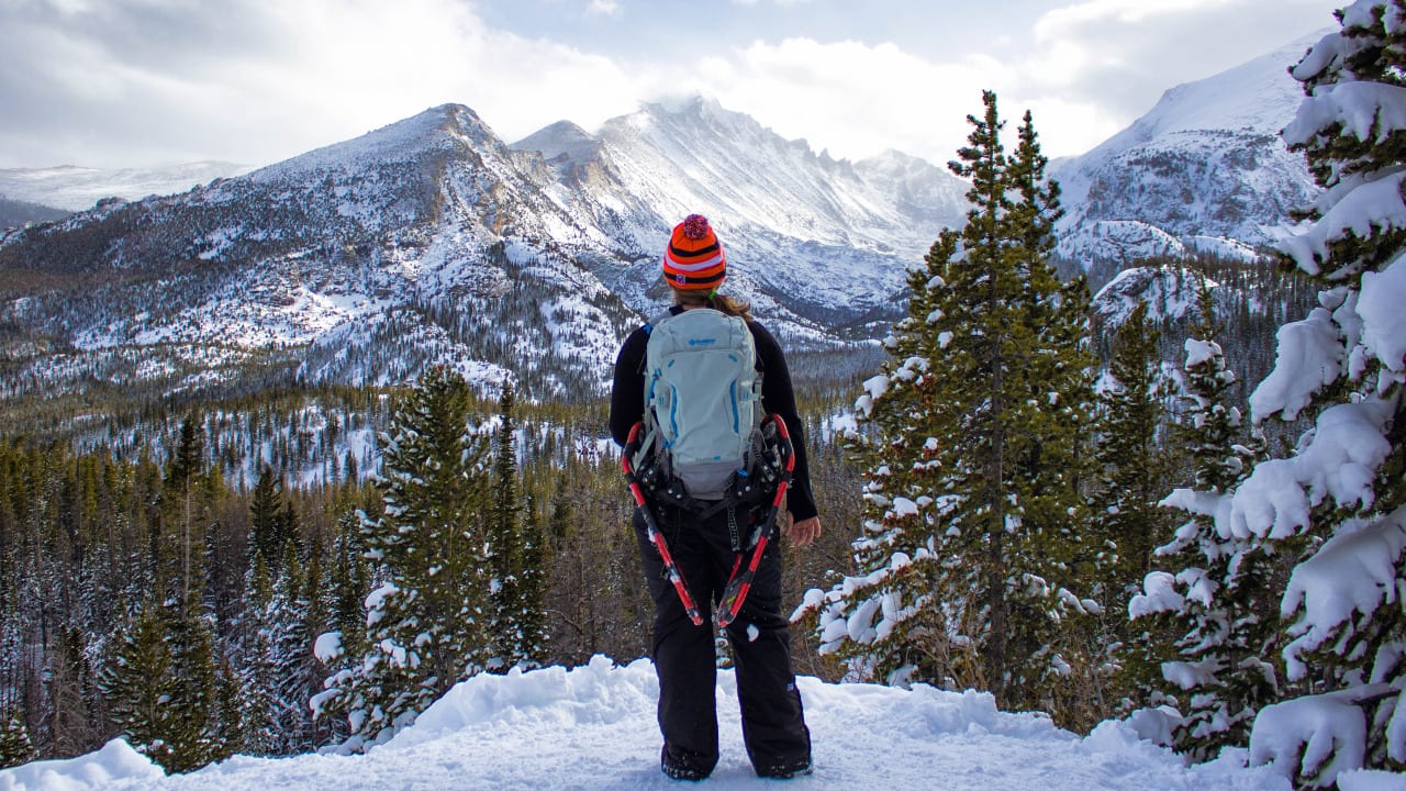 Snowshoeing Rocky Mountain National Park