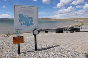 Antero Reservoir Shallow Areas Map