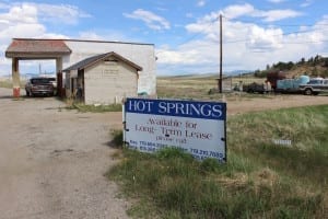 Hartsel CO Hot Springs Lease Sign