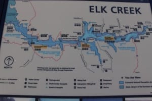 Blue Mesa Reservoir Elk Creek Map