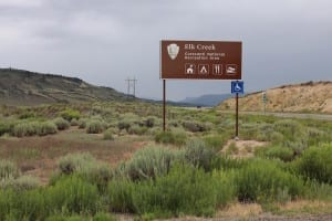 Blue Mesa Reservoir Elk Creek Sign