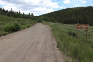 Boreas Pass Steep Road Sign