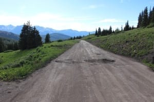 Boreas Pass Dirt Pothole