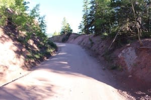 Boreas Pass Narrow Dirt Road