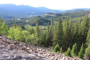 Boreas Pass Breckenridge Colorado Aerial