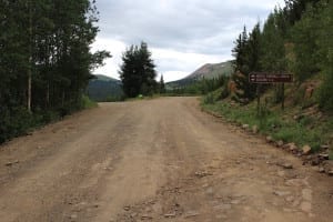 Boreas Pass Selkirk Campground Sign