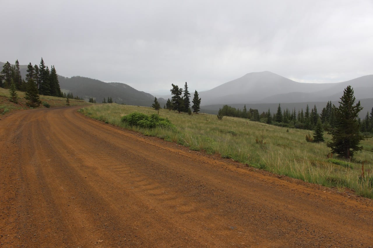 Boreas Pass Red Road Clouds Colorado