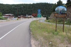 Bailey CO Welcome Sign