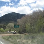 Sawpit CO City Limit Sign