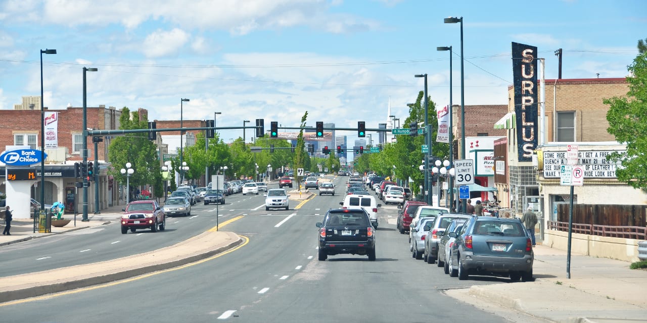 Broadway Street Downtown Englewood Colorado