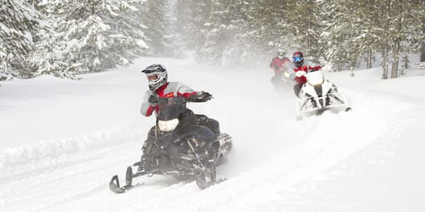 Backbone Adventures Snowmobiling Estes Park