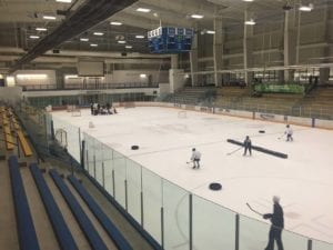 Ice Centre at Promenade Westminster Ice Rink Bleachers