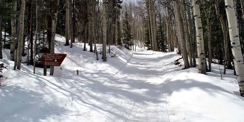 Lake City Snowmobiling Trail