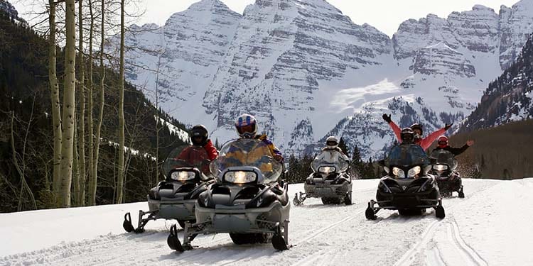 T-Lazy-7 Ranch Snowmobiling Aspen