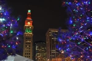 Denver Christkindl Market Clocktower