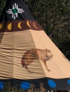 Mission Wolf Teepee