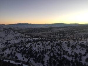 Natural Arch Colorado Sunset