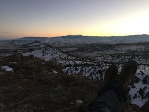 Natural Arch Colorado Feet Up