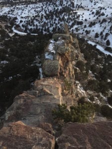 Natural Arch Colorado Descent