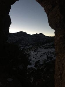 Natural Arch Rio Grande National Forest Twilight