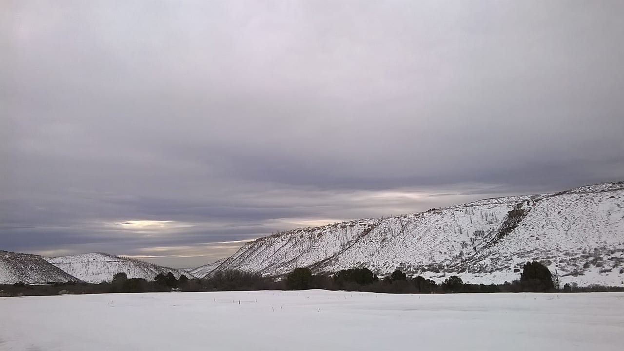 Mesa Verde Morefield Campground Winter Snow