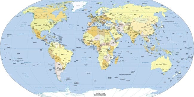 Political World Map