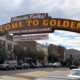 Colorado Town Mottos Golden Downtown Welcome Sign