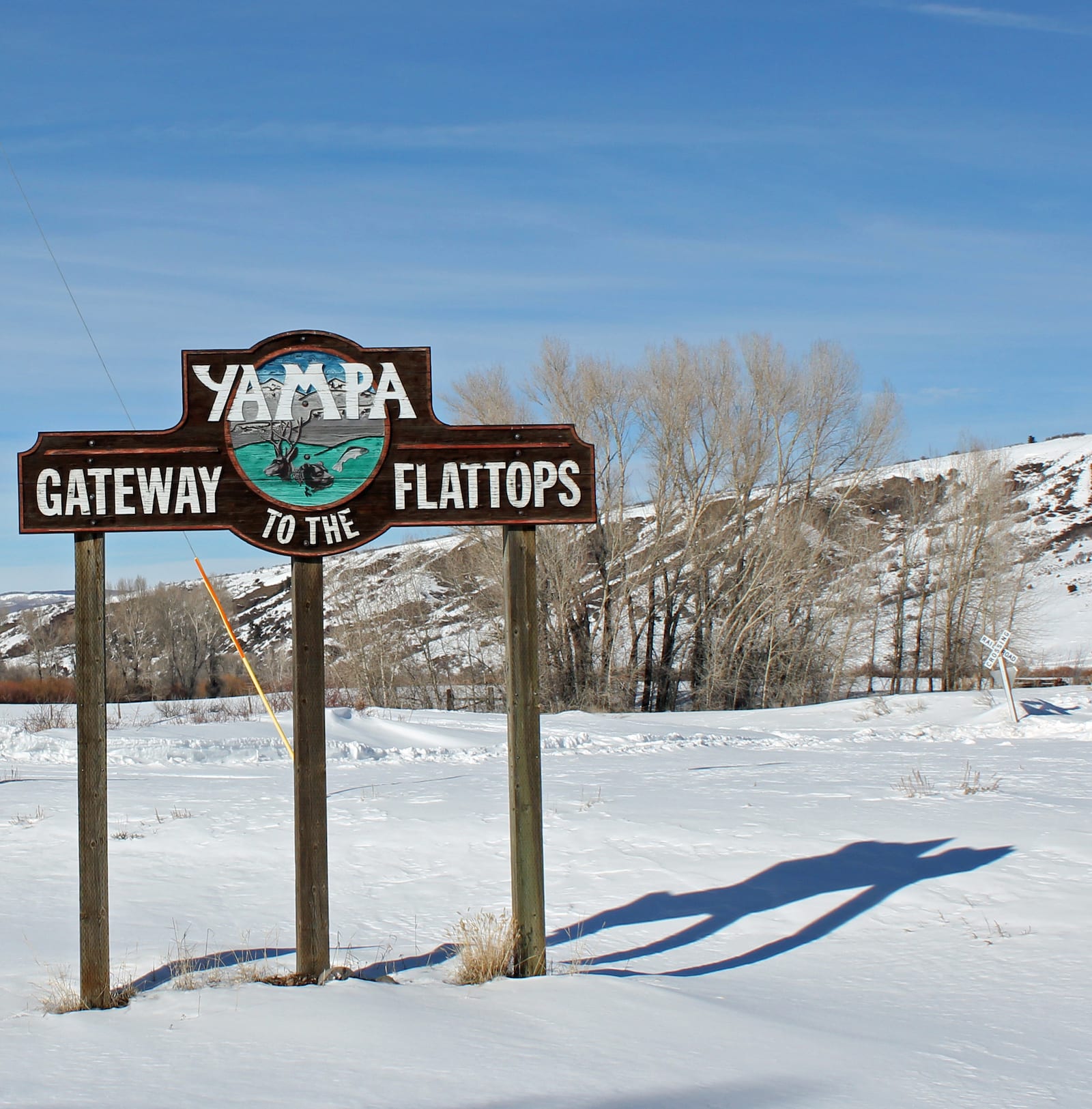 Tanda Selamat Datang Moto Kota Colorado Yampa