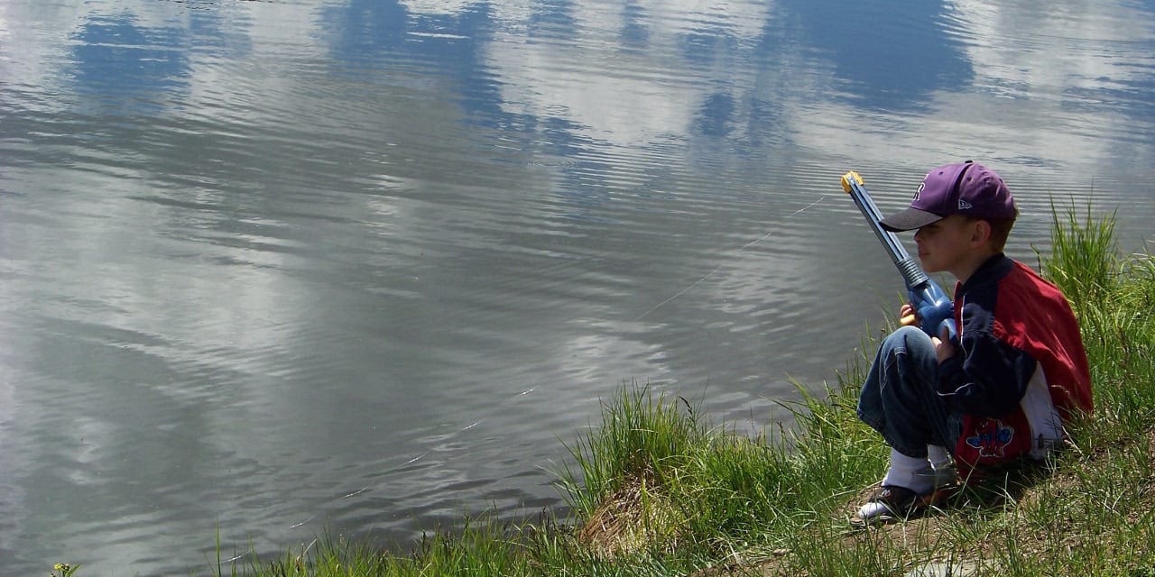 Gunnison Colorado Boy Fishing