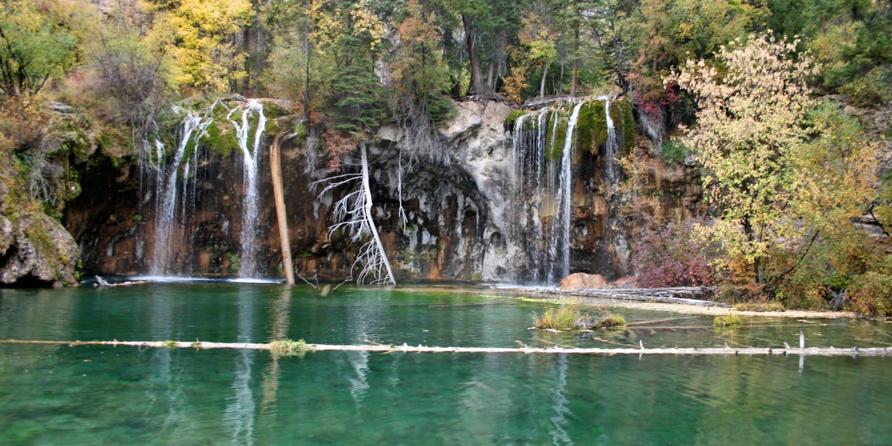 Hanging Lake Waterfalls Colorado