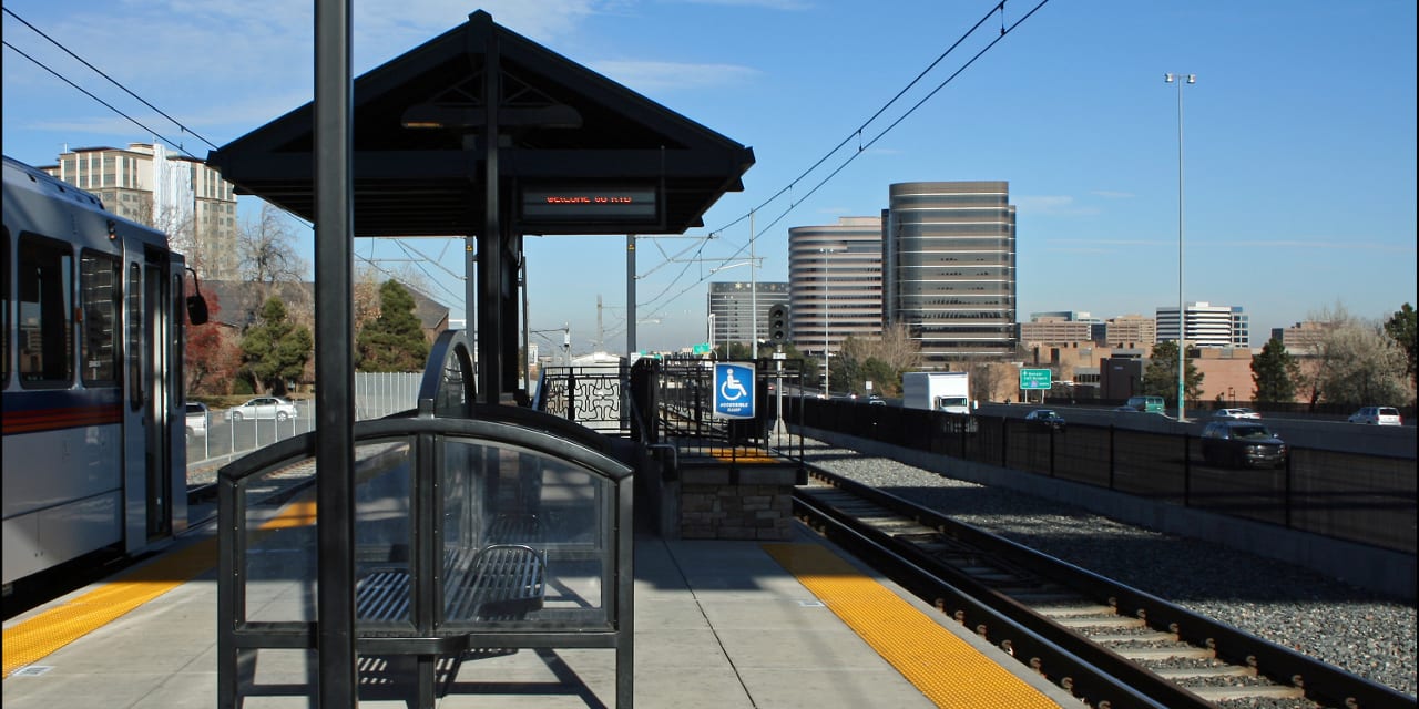 Orchard Light Rail Station Greenwood Village Colorado