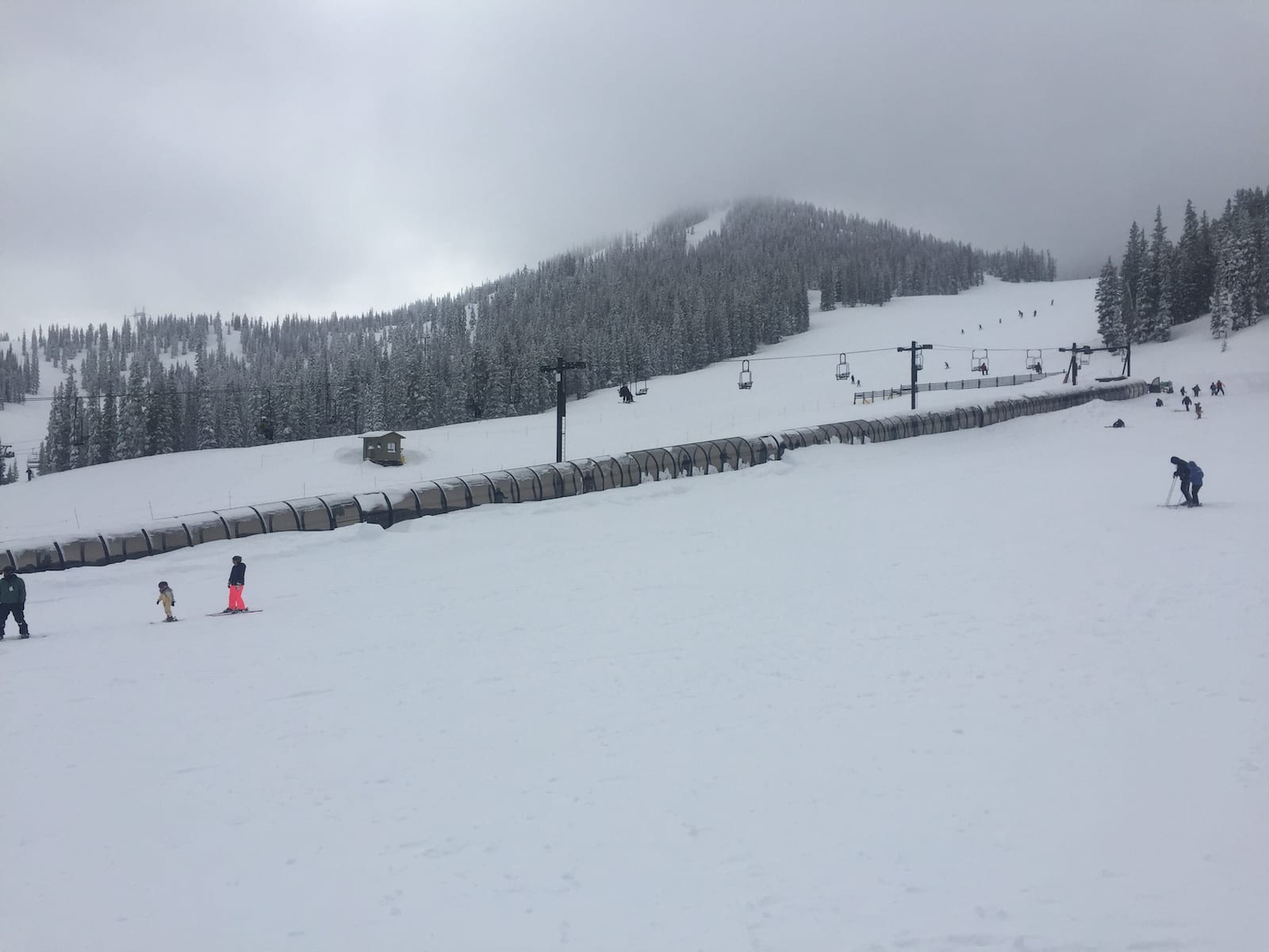 Best Family Ski Resorts Colorado Monarch Mountain Covered Magic Carpet Lift