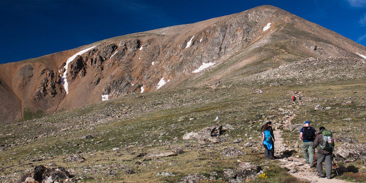 Colorado Hiking Mount Elbert