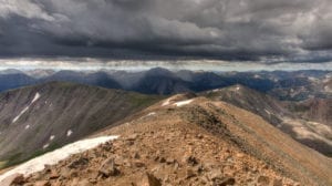 Mount Elbert Hike Storm