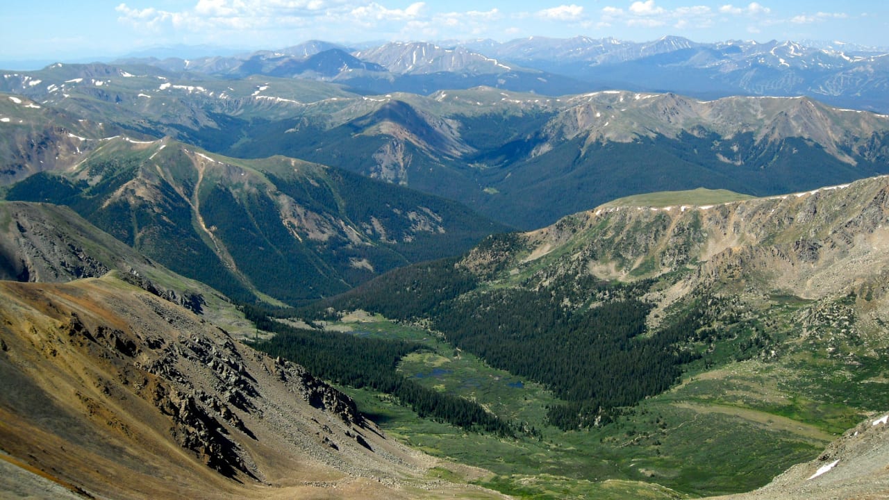 Torreys Peak Aerial View