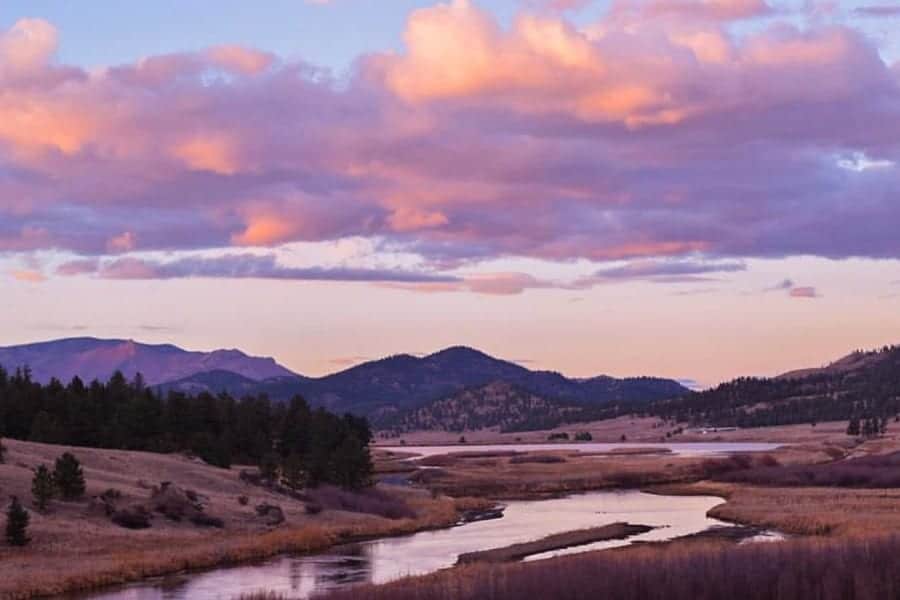 South Platte River Eleven Mile Reservoir Colorado