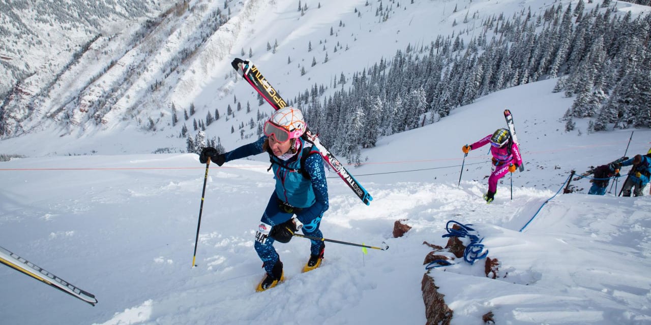 Aspen Power of Four Skiing Mountaineering Race