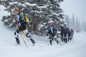 Aspen Power of Four Skiing Mountaineering Race