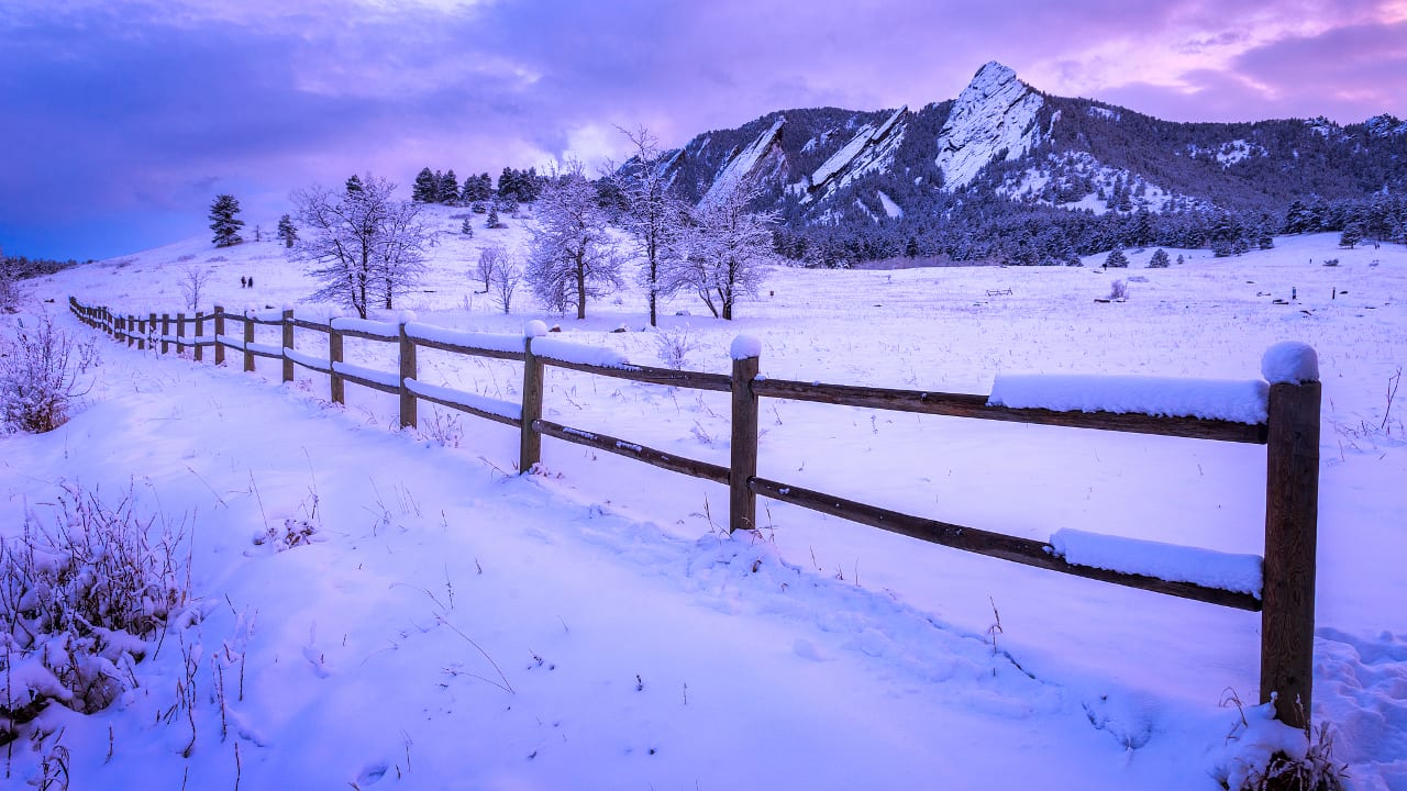 Chautauqua Park Winter Hiking Boulder Colorado